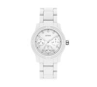 Guess Womens Multi dial Quartz Watch with Silicone Strap W0944L1
