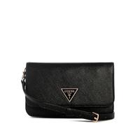 GUESS Women's Noelle Ii Crossbody Flap Organizer, Black, One Size
