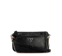 GUESS Women's Noelle Ii Double Pouch Crossbody, Black, One Size