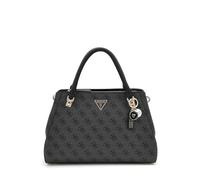 GUESS Women's Noelle Ii Luxury Satchel, Crossbody, Coal Logo, One Size