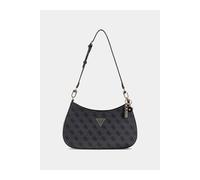 Guess Women's Noelle Ii Top Zip Shoulder Bag Coal in Charcoal Guess Charcoal One Size