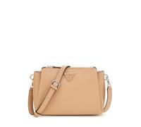 GUESS Women's Noelle Triple Compartment Crossbody, Beige, One Size