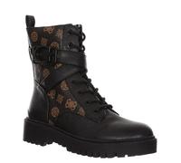 GUESS Women's Orana Combat Boot, Black, 6 UK