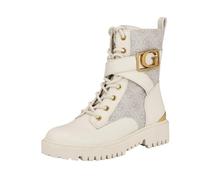 GUESS Women's Orana Combat Boot, Dove 150, 6 UK