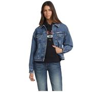 GUESS Womens Oversized Tracker Jacket Med Wash S