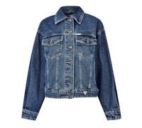 GUESS Womens Oversized Tracker Jacket Med Wash S
