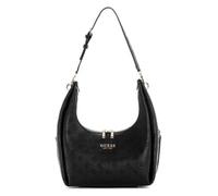 GUESS Women's Phoebe Hobo Shoulder Bag, Black Logo, One Size