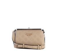 GUESS Women's Phoebe Mini Crossbody Bag, Simply Taupe Logo, One Size