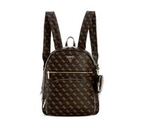 GUESS Women's Power Play Large Tech Backpack, Brown Logo