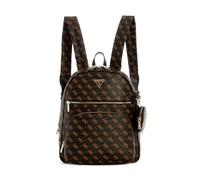 GUESS Women's Power Play Large Tech Backpack, Brown Logo