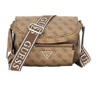 GUESS Women's Power Play Sling, Belt Bag, Hip Pack, Latte Logo, One Size