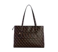 GUESS Women's Power Play Tech Tote Bag, Brown Logo, One Size