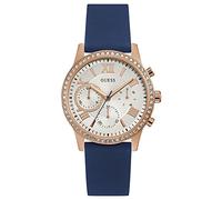 GUESS Women's Quartz Analog Watch with Rubber Strap W1135L3, Beige, 40MM, Strip
