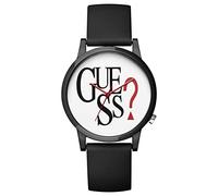 Guess Women's Quartz Analog Watch with Silicone Strap V1021M1, White, Strip