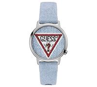 Guess Women's Quartz Analogue Watch with Fabric Strap V1014M1, Cowboy Blue, V1014M1