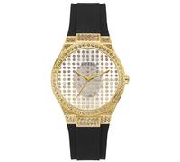 GUESS Women Analog Quartz Watch with Silicone Strap GW0482L1
