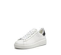 GUESS Women's Rockies Sneaker, White, 7 UK