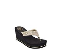 GUESS Women's Sarraly Flip-Flop, Gold 771, 8 UK