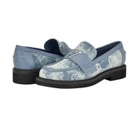 GUESS Women's Shatha Loafer, Blue Denim, 4 UK
