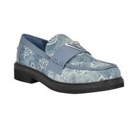 GUESS Women's Shatha Loafer, Blue Denim, 5.5 UK
