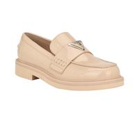 GUESS Women's Shatha Loafer, Light Natural Patent, 2 UK