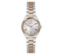 Guess Ladies' Silver Dial Two Tone Rose Bracelet Watch