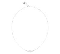 Guess Ladies' Silver Tone Crystal Necklace