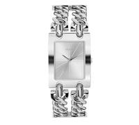GUESS Women's Silver-Tone Multi-Chain Bracelet Watch with Self-Adjustable Links. Color: Silver-Tone (Model: U1117L1)