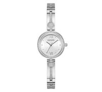 Guess Ladies' Silver Tone Stone Set Half Bangle Watch
