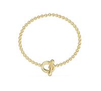 Guess Womens Small Majorelle Link Pave T-Bar Bracelet UBB05372YGS - Steel / Crystal