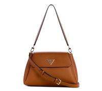 GUESS Women's Sora Girlfriend Flap Shoulder Bag Shouder, Cognac, One Size
