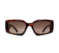 Guess Women's Square Dark Havana Brown Gradient GF6200 Guess Brown One Size