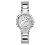 Guess GW0528L1 Women's Silver Crystal Flower Dial Stainless Watch