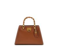 GUESS Women's Stephi Satchel Bag, Brown, One Size