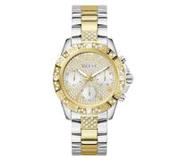 Guess Women's Stone Set Detail Two Tone Bracelet Watch