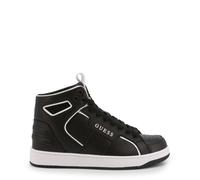 Guess Womens Synthetic and Leather Sneakers with Rubber Sole - Black - Size EU 38