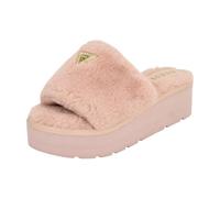 GUESS Women's Synthie, Light Pink Faux Fur 660, 8 UK