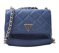 GUESS Women's Tali Mini Convertible Crossbody Flap, Slate, One size