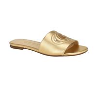 Guess Women's Tashia Flat Sandal, Gold 788, 4 UK