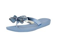 GUESS Women's Tata Flip-Flop, Light Blue 450, 5.5 UK