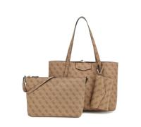 Guess Tote Bag Brenton – Logo, Twin Handles – Women's – Latte – One Size