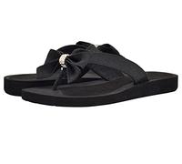 GUESS Women's Tuta Flip-Flop, Black, 6.5 UK