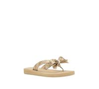 GUESS Women's Tuta Sandal, Gold 710, 4.5 UK