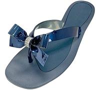 GUESS Women's Tutu Flip-Flop, Navy 434, 8.5 UK