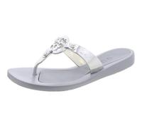 GUESS Women's Tyana Flip-Flop, Silver 009, 2 UK