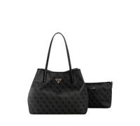 GUESS Womens Victtoria 2 In 1 Tote Bags, Coal Logo, One Size, Bags