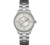 Guess Women's W0825L1 38mm Quartz Watch in Silver Guess Silver One Size