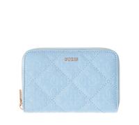 GUESS Purse Libby SLG Zip Around Wallet Aqua Light Blue