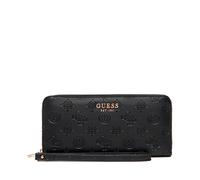 GUESS Phoebe SLG Large Zip Around Wallet L Black Logo