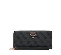 GUESS Womens Zip Around Wallet Coal One Size